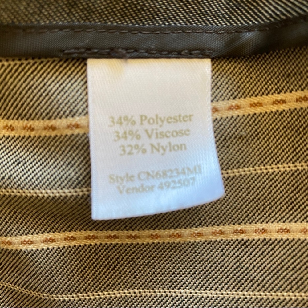 CASLON Vintage Blazer with Tan Stripes - Picture 7 of 7